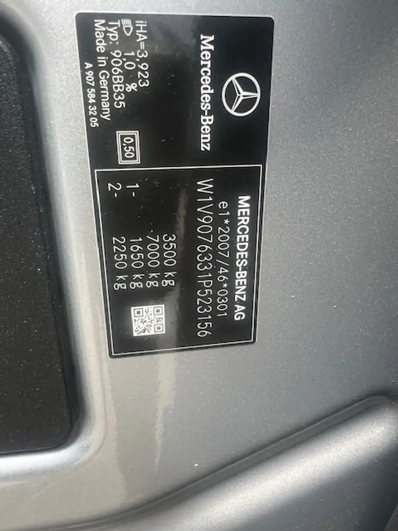 Mercedes-Benz Sprinter 315 TREKHAAK 3500 KG - € 36000 EX BTW Argento - 2