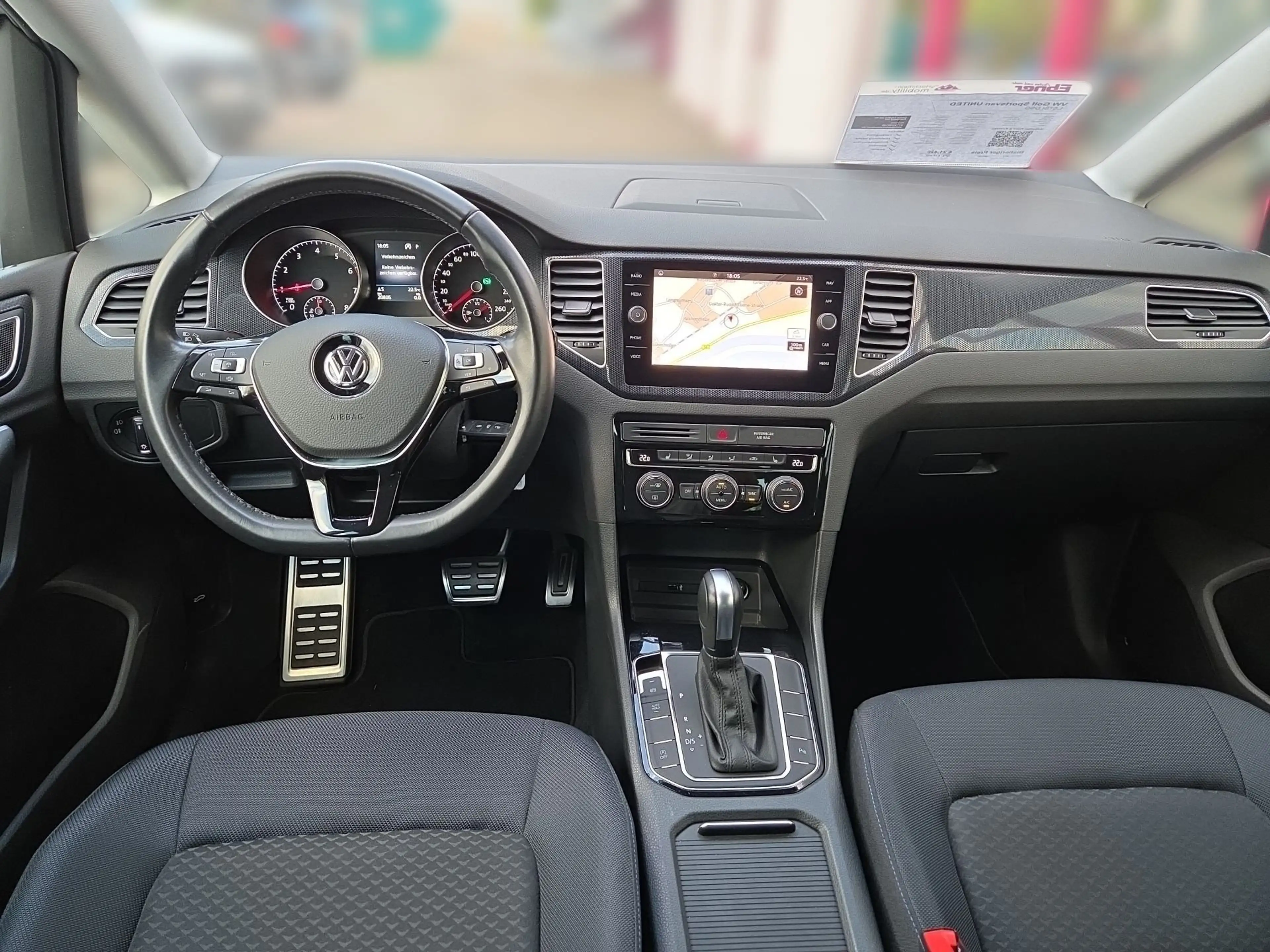 Volkswagen Golf Sportsvan UNITED 1.5TSI DSG ACC+KAMERA+LED+NAVI+SITZHZG! — photo 11