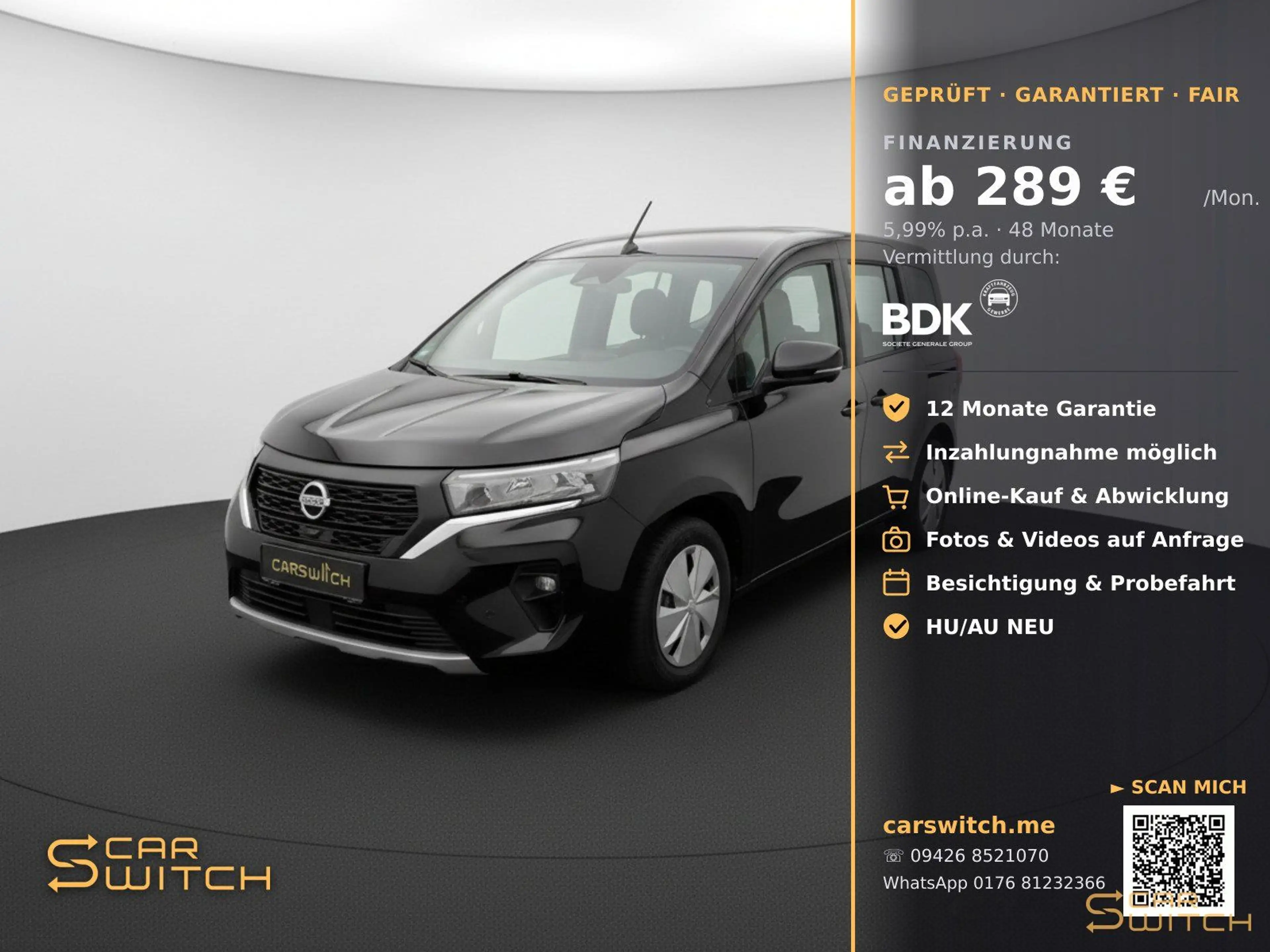 Nissan Townstar Kombi L1 N-Connecta