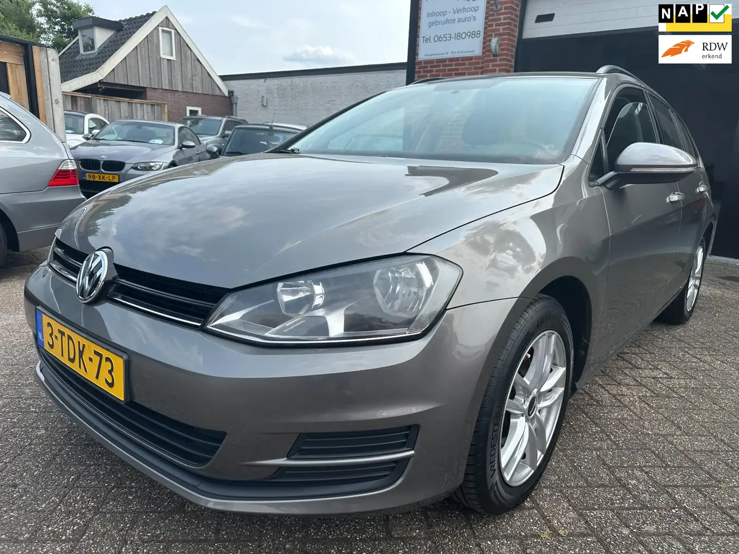 Volkswagen Golf Variant 1.2 TSI Trendline NAVI-PDC-AIRCO-CENTRAAL Gris - 1