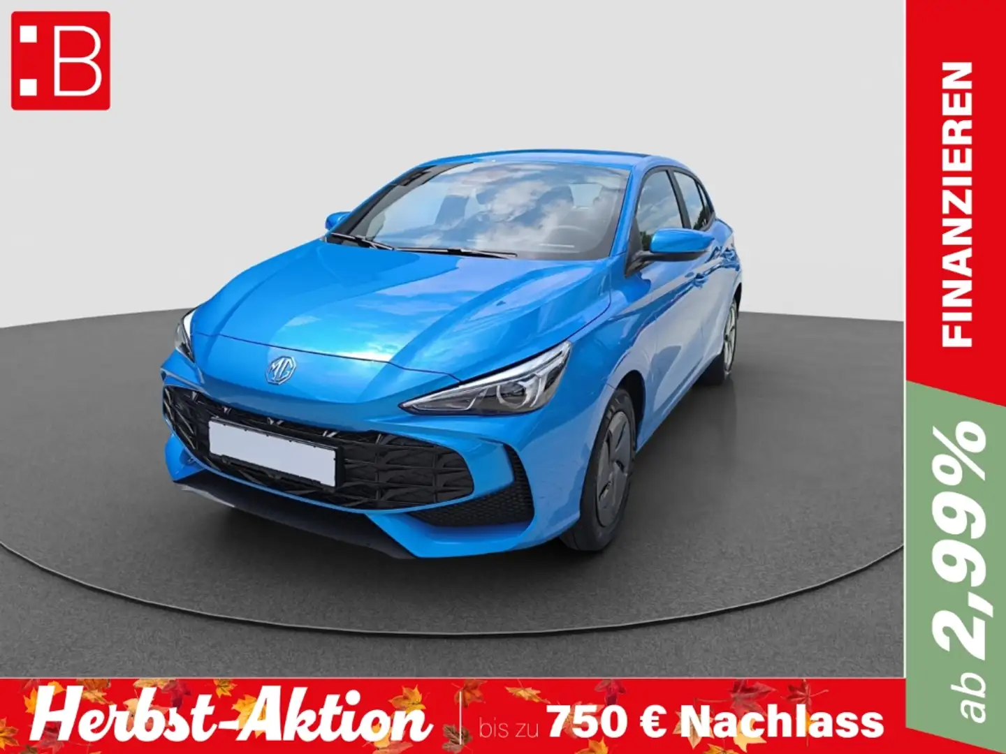 MG MG3 3 Standard - AKTION Nur mit Finanzierung. KAM ACC Blau - 1