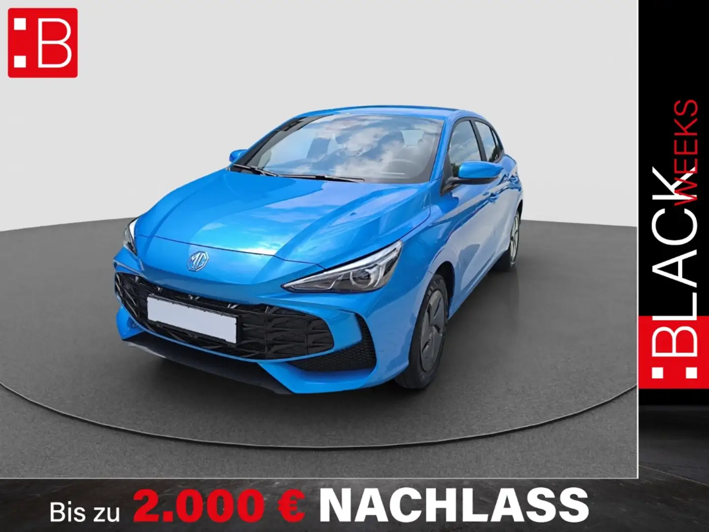 MG MG3 3 Standard - AKTION Nur mit Finanzierung. KAM ACC Blu/Azzurro - 1