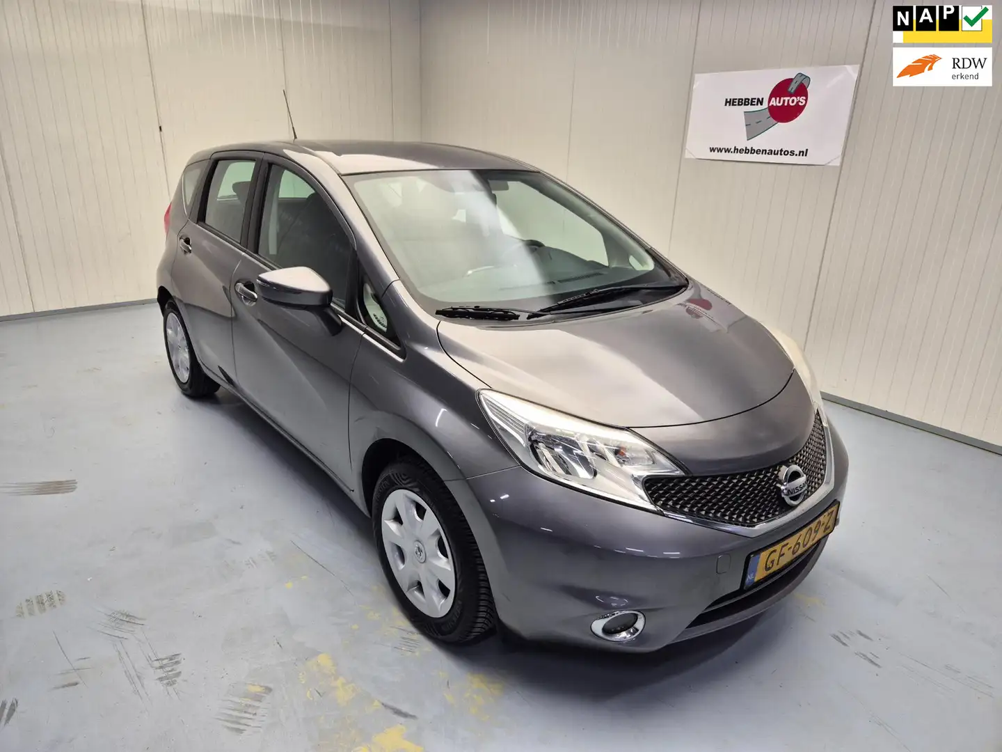 Nissan Note 1.2 Acenta Airco Cruise Control Gris - 1