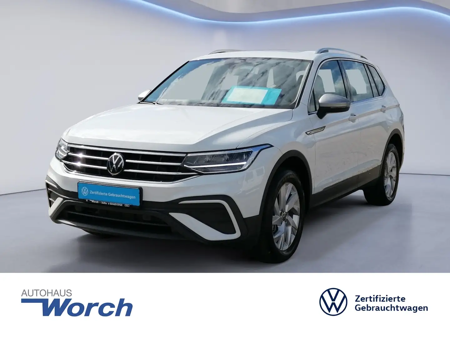 Volkswagen Tiguan Allspace 1.5 TSI DSG Life PANO+7-SITZER+AHK+RFK+ Weiß - 1