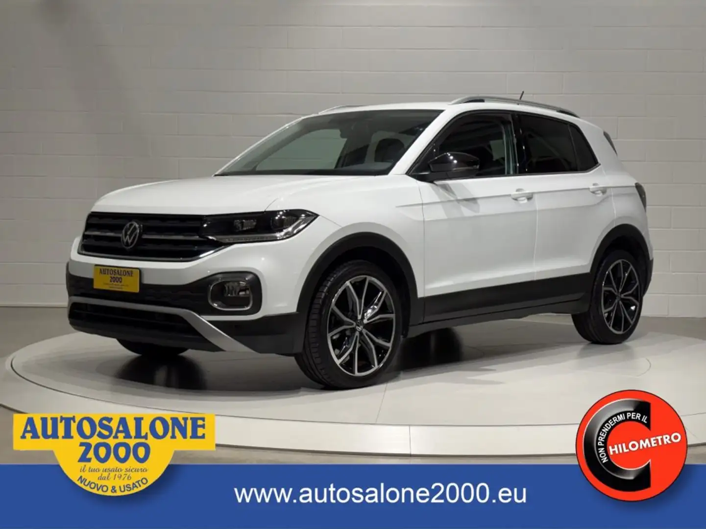 Volkswagen T-Cross 1.0 TSI 110 CV DSG Advanced PREZZO REALE Blanc - 1