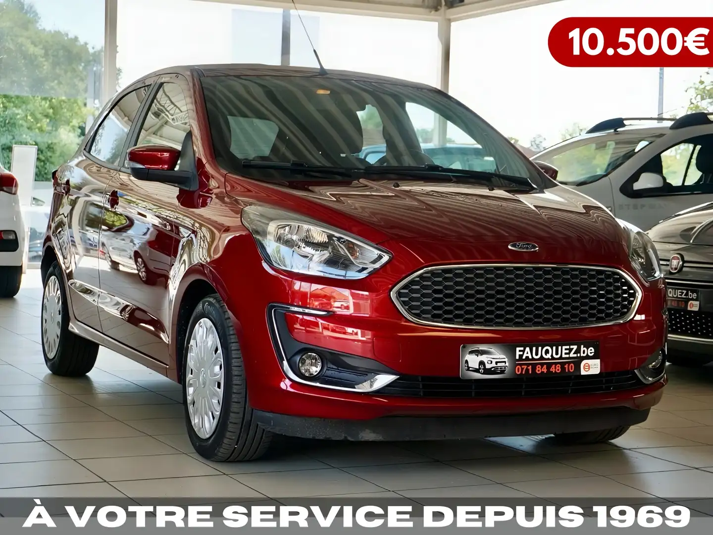 Ford Ka/Ka+ 1.2i • A/C - Bluetooth - Écran • Garantie Rouge - 1
