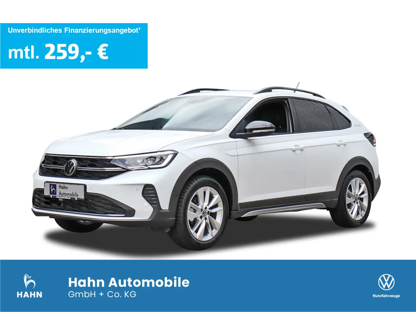 Volkswagen Taigo GOAL 1,0 l TSI OPF 85 kW Ganzjahresreifen Weiß - 1