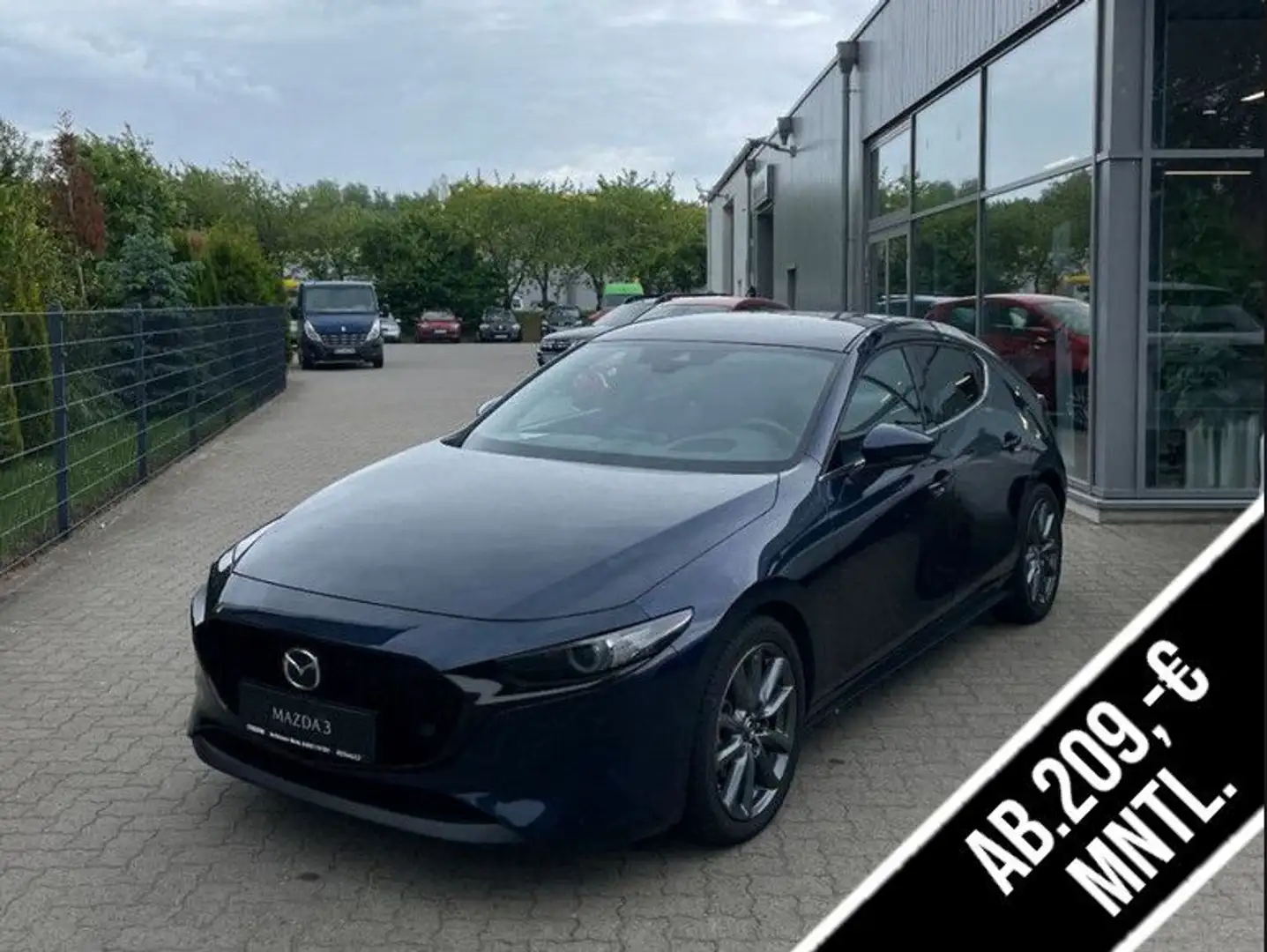 Mazda 3 S SKYACTIV-G 2.0 150PS M Hybrid 6AG AL-SELECT Bleu - 1