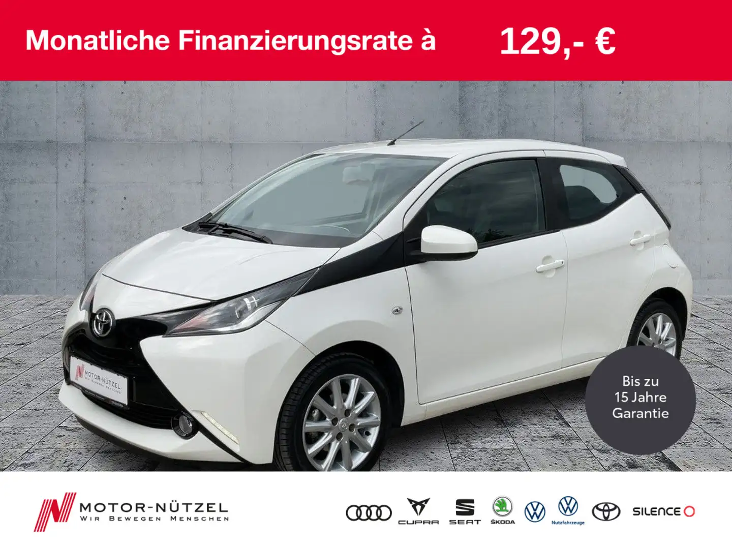 Toyota Aygo 1.0 MMT X-PLAY TOUCH RFK+MFL+NSW+16" Weiß - 1