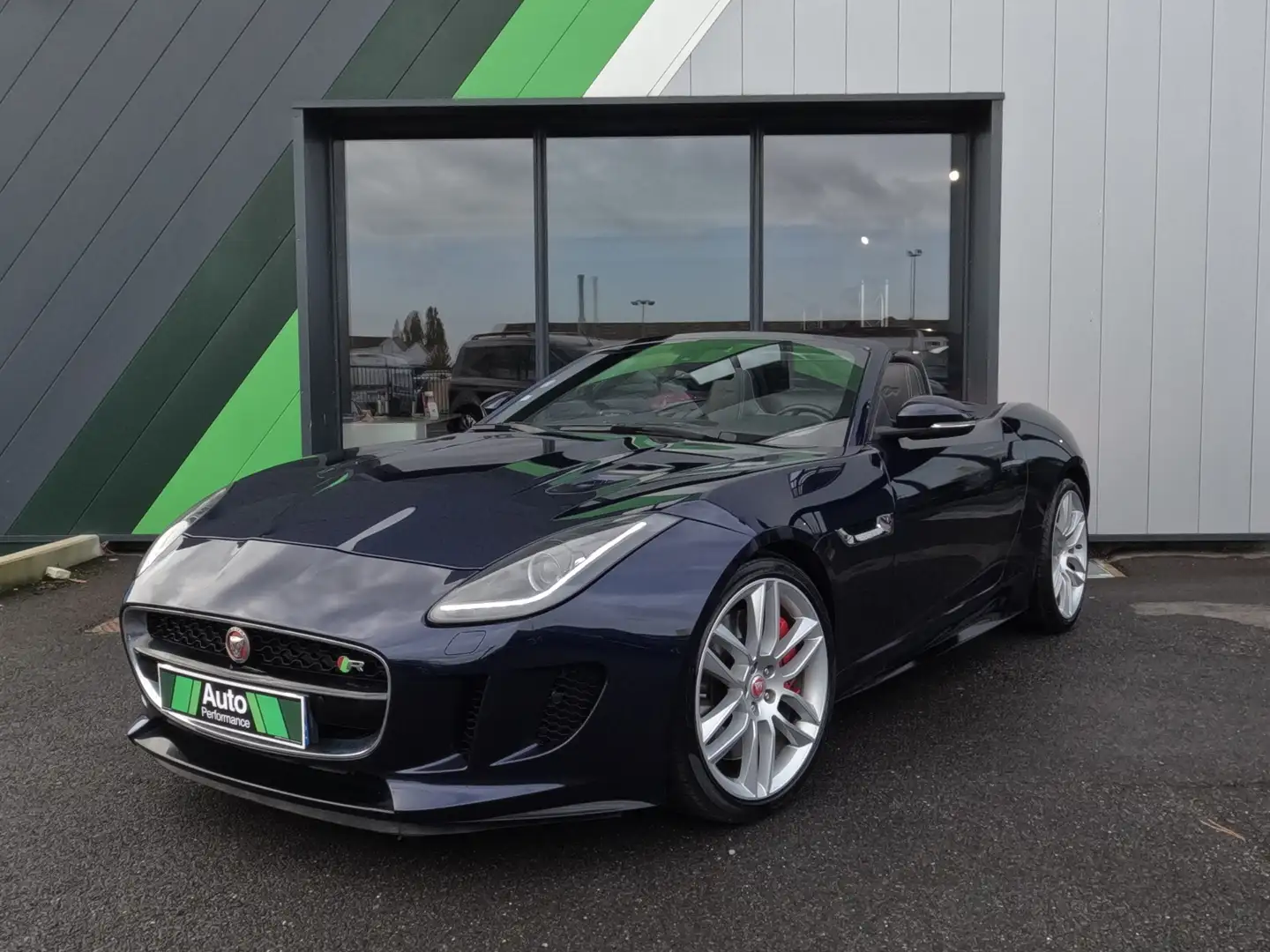 Jaguar F-Type CABRIOLET 5.0 V8 R AWD BVA8 Bleu - 1