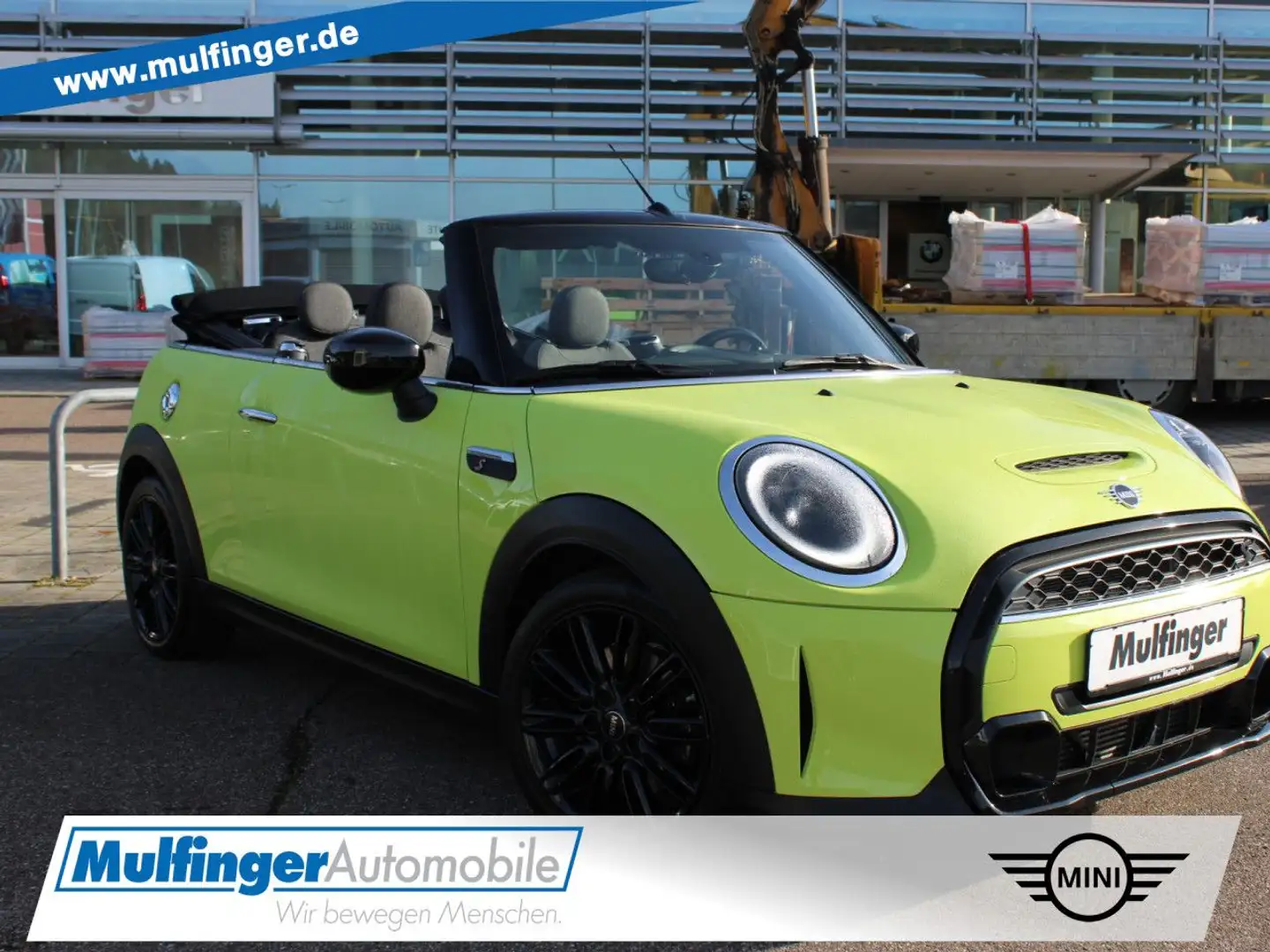 MINI Cooper S Cabrio Navi LED Sportsitz KomfZ.Classic Geel - 1