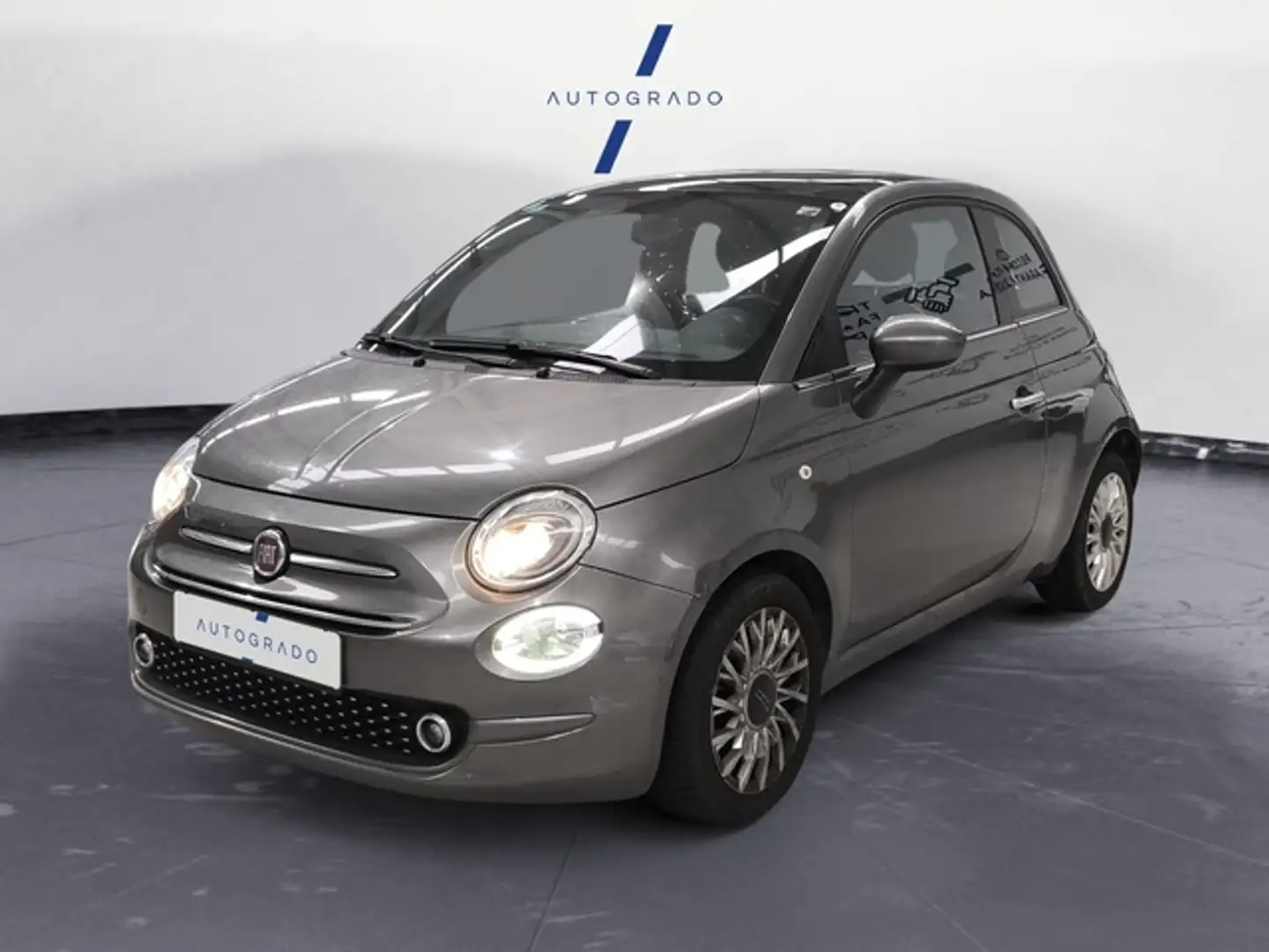 Fiat 500 1.2 Lounge Gris - 1