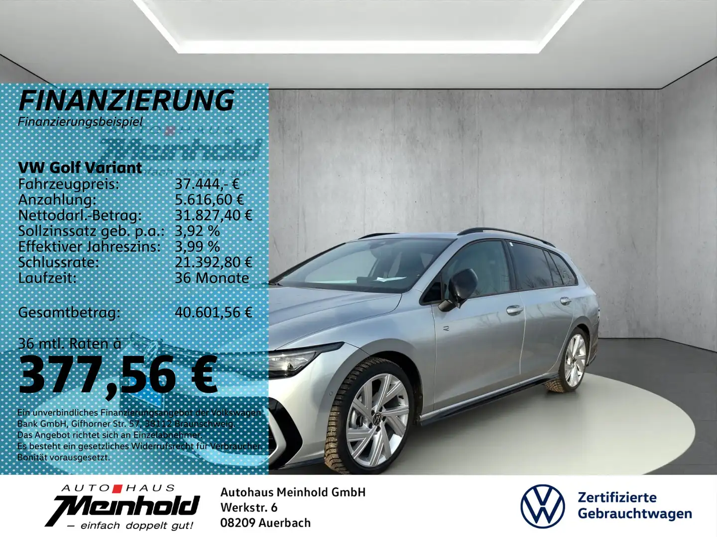 Volkswagen Golf Variant 1.5 TSI R-Line Black STyle, Kamera Silber - 1