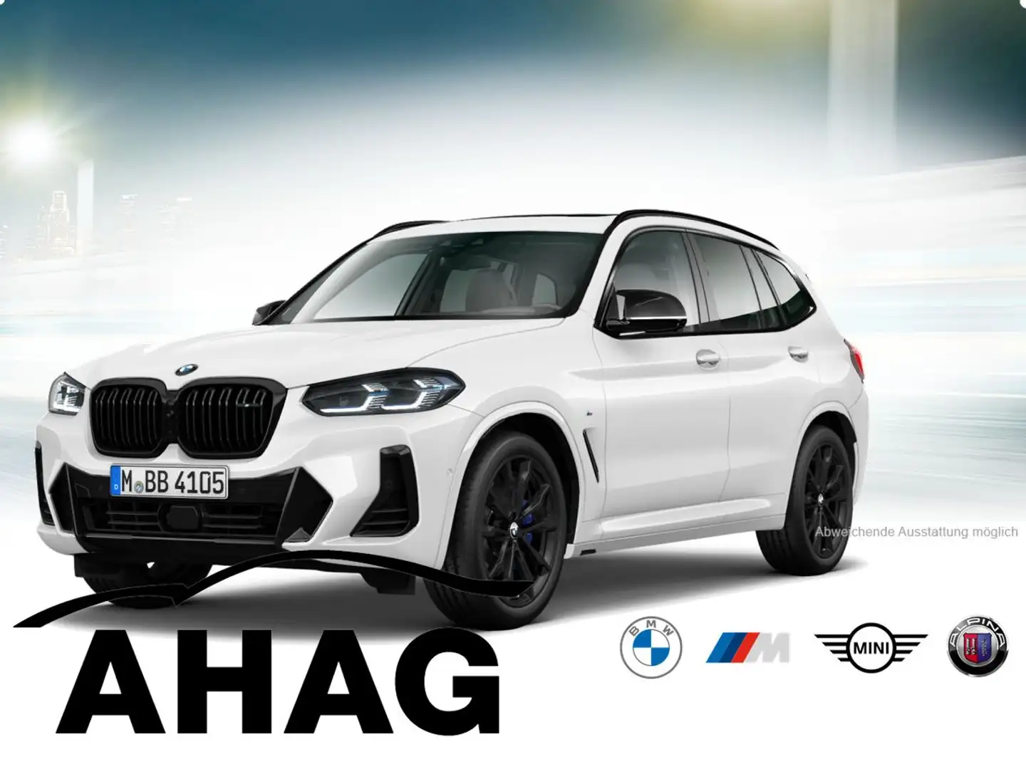 BMW X3 M40i AT Innovationsp. Sport Aut. Panorama Blanc - 2