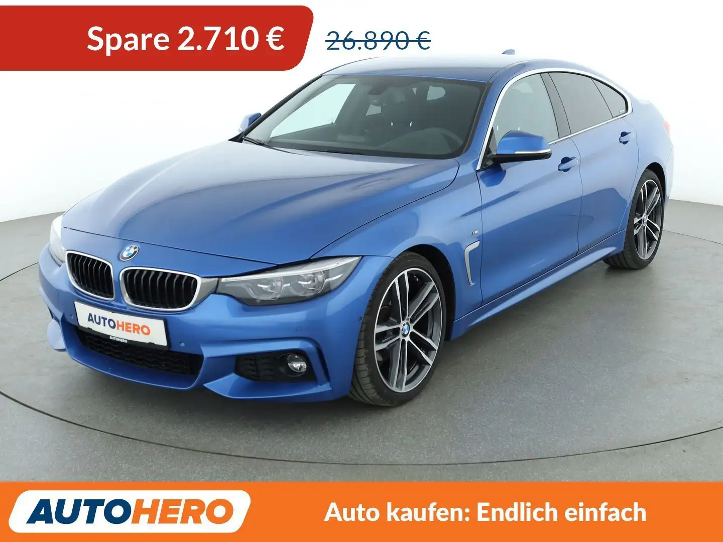 BMW 420 420i Gran Coupé M Sport Aut.*HEAD-UP*NAVI*HK*LED* Blau - 1