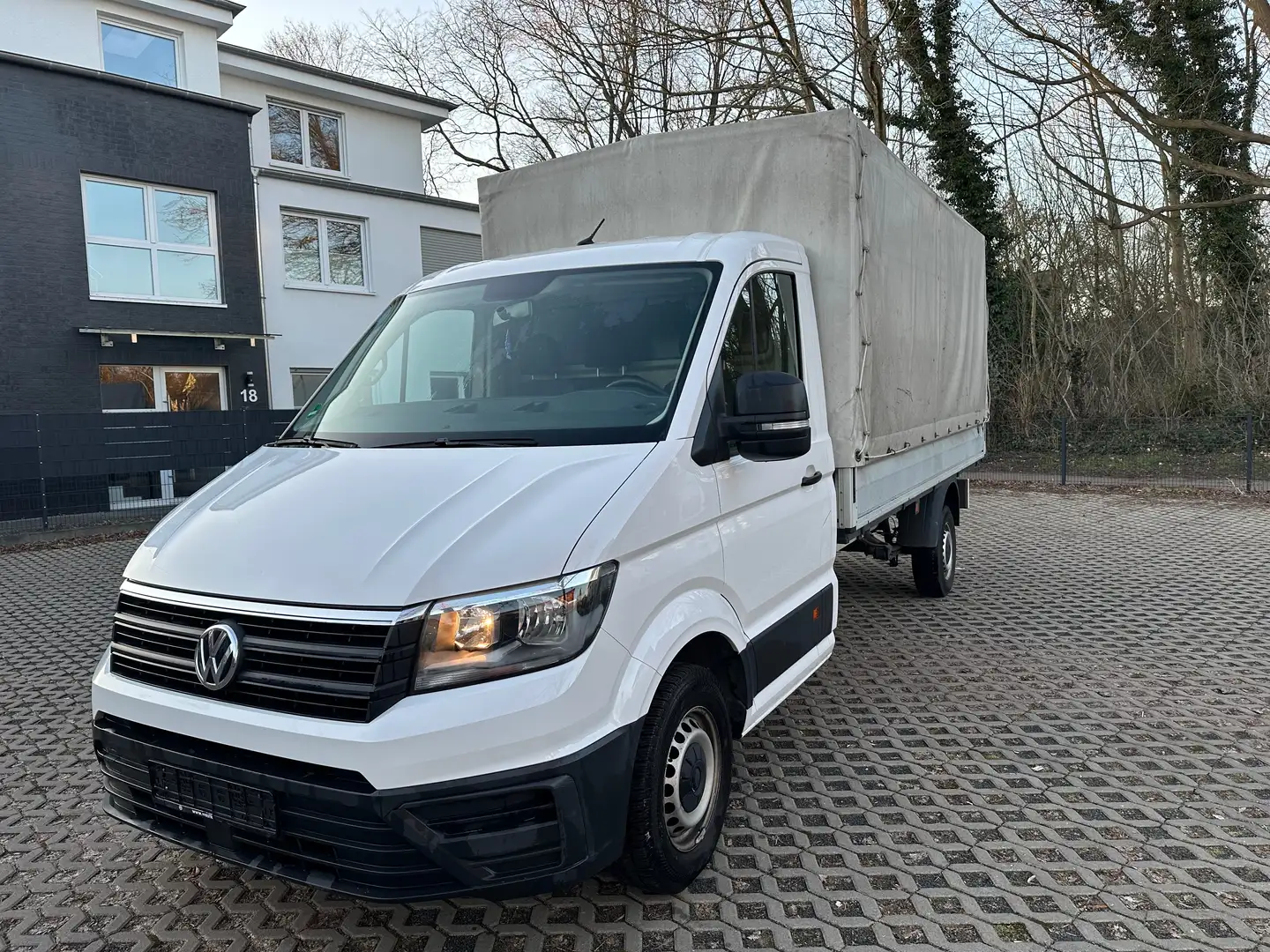 Volkswagen Crafter Pritsche 35 lang FWD  Austauschmotor. Weiß - 2