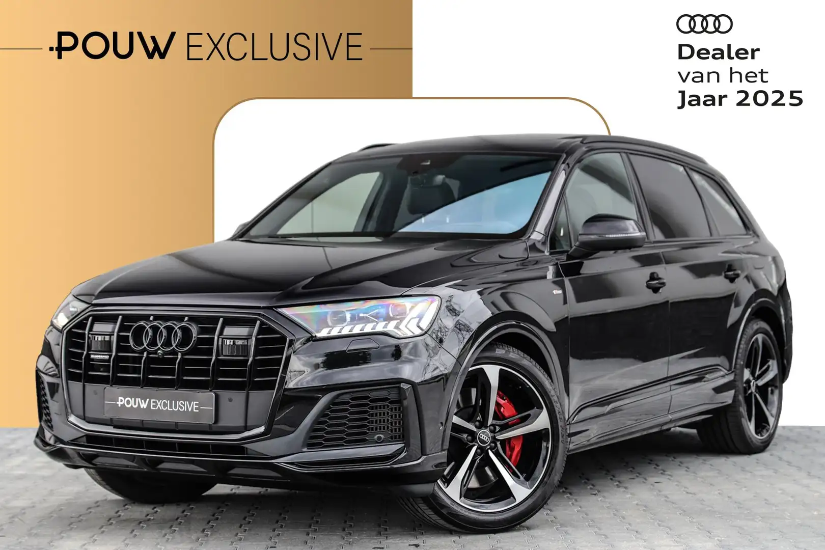 Audi Q7 60 TFSIe 456pk Quattro S-Line Competition | Panora Zwart - 1