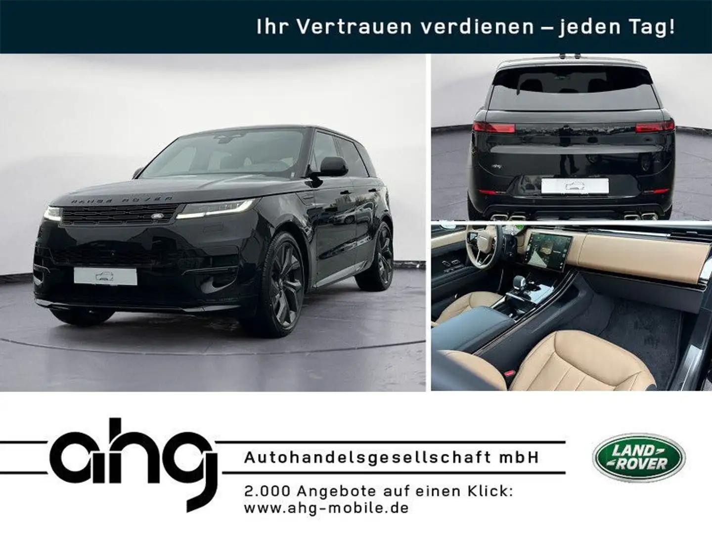Land Rover Range Rover Sport P530 Autobiography 23'Carbon A Schwarz - 1