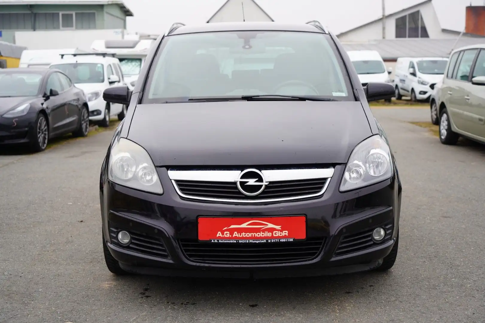Opel Zafira B 1.8 *7 Sitz*2.Hand*Klimaaut*Tempomat* Negro - 2