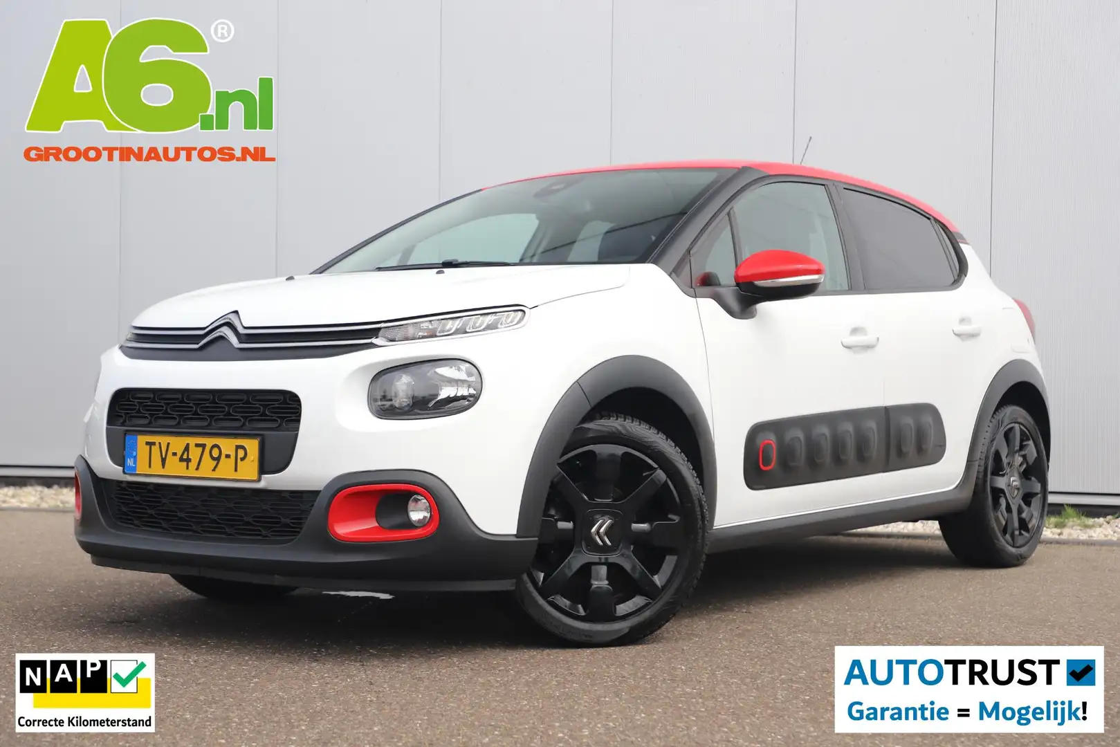 Citroen C3 1.2 PureTech S&S Shine 17 inch LMV Navigatie Carpl Blanc - 1