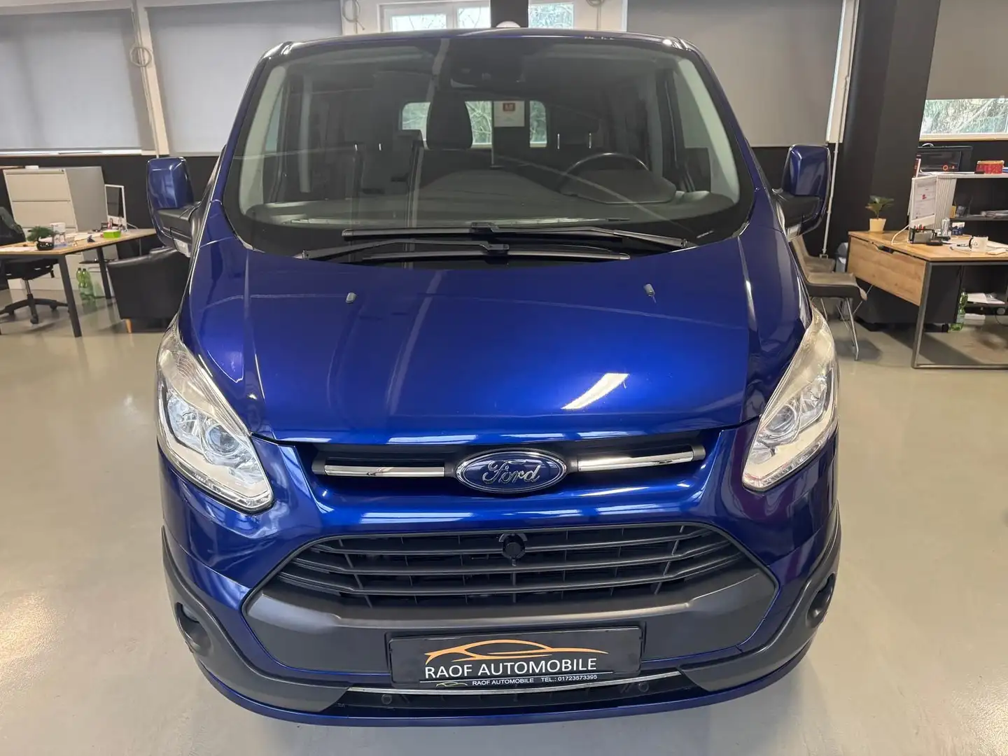 Ford Tourneo Custom 310 L2 Titanium 2.0 8 SITZER NAVI Blau - 2