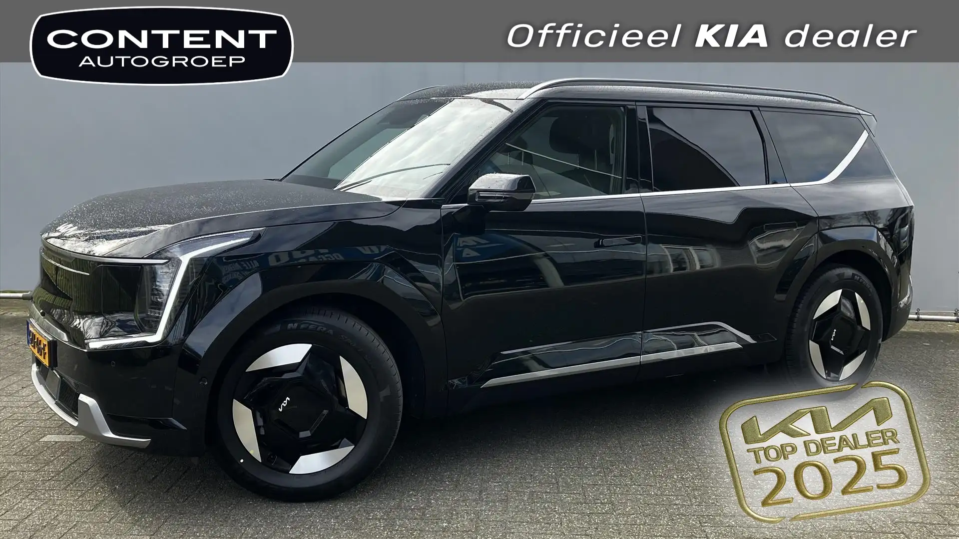 Kia EV9 99,8kWh 204pk RWD Plus Zwart - 1