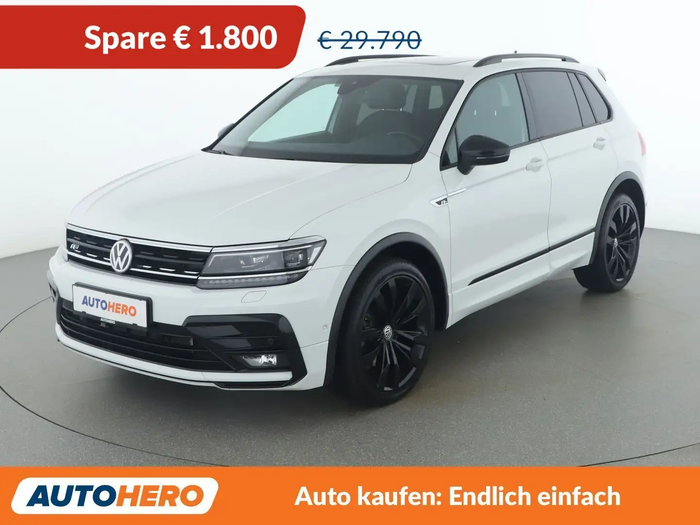Volkswagen Tiguan 2.0 TDI Highline R-Line 4Motion Tech Weiß - 1