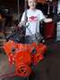 Corvette C1 V8 Motor 283Cui. 4.6L Motor Rot - thumbnail 3