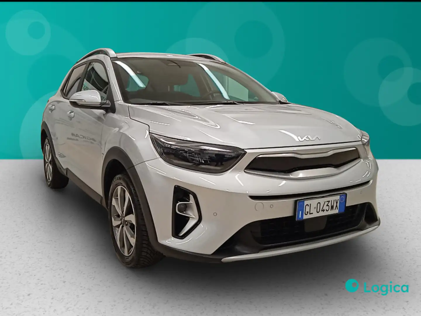 Kia Stonic 1.2 DPi GPL Style s/Design Pack Argent - 1