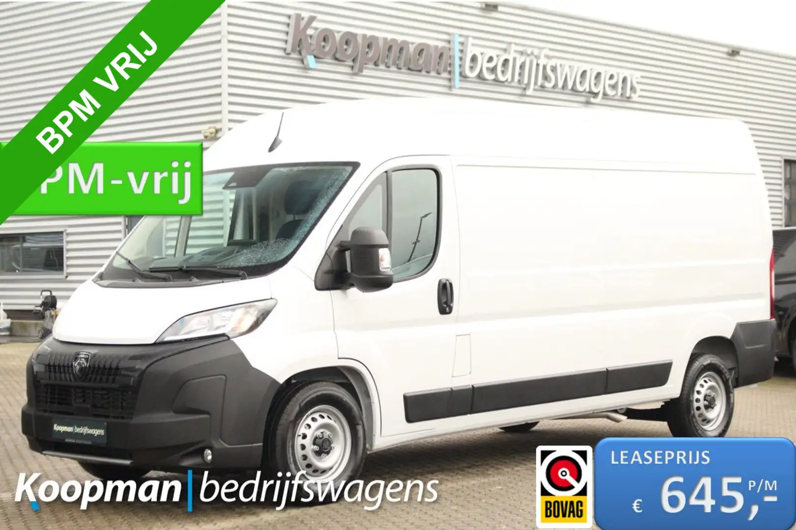Peugeot Boxer 2.2BlueHDi 180pk S&S L3H2 3.5t | Automaat | Carpla Wit - 1