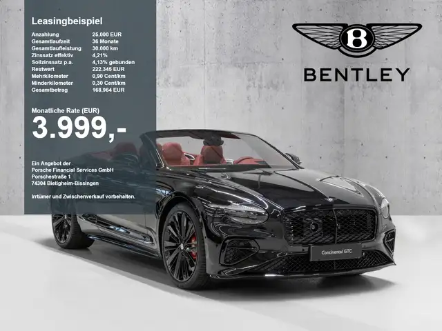 Bentley Continental GTC Speed Naim, Front Seat Comfort