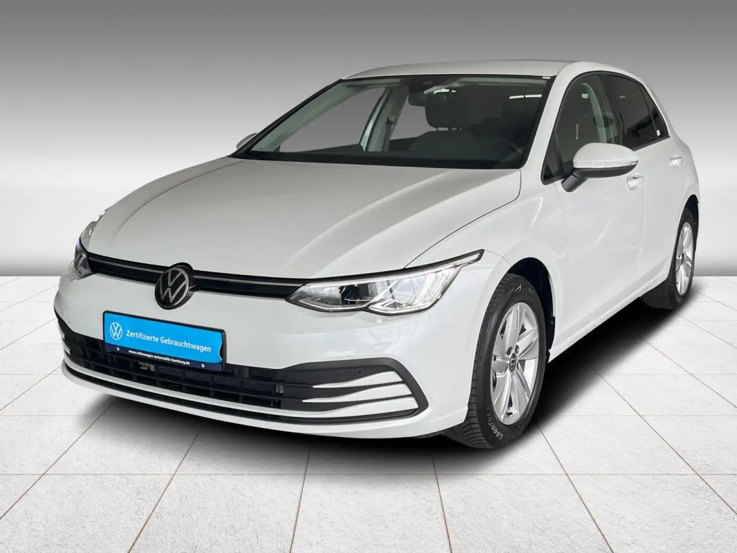 Volkswagen Golf VIII 1.0 eTSI Life DSG Navi ACC CarPlay LED Weiß - 1