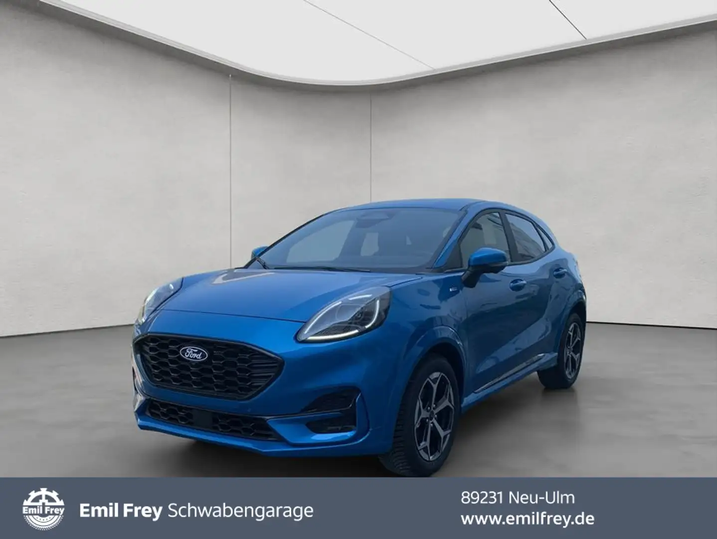 Ford Puma 1.0 EcoBoost Hybrid Aut. ST-LINE Blau - 1
