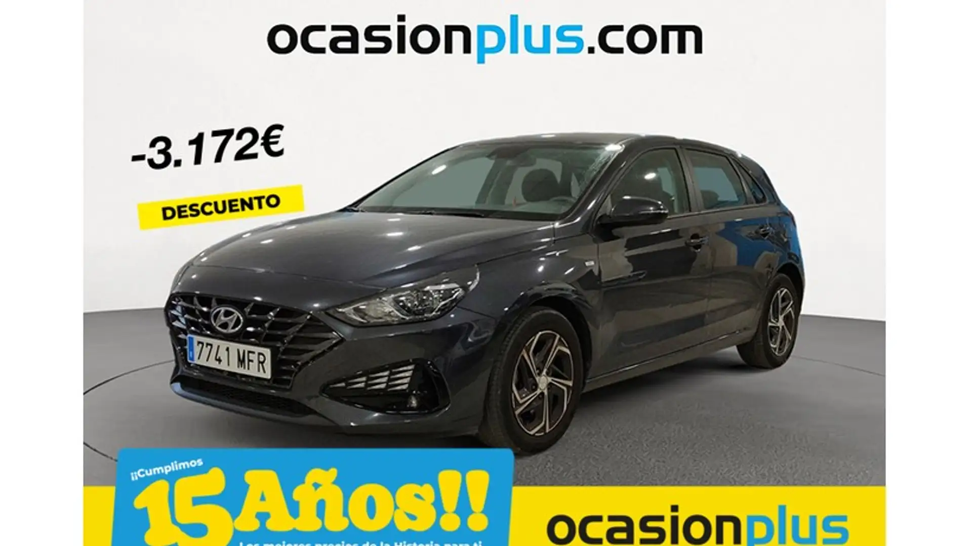 Hyundai i30 1.0 TGDI Klass LR 48V 120 Gris - 1