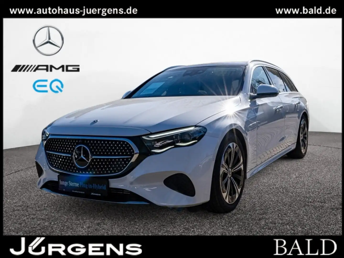 Mercedes-Benz E 300 de T Avantgarde/DIGITAL/360/Pano/Dist/Airm Weiß - 2