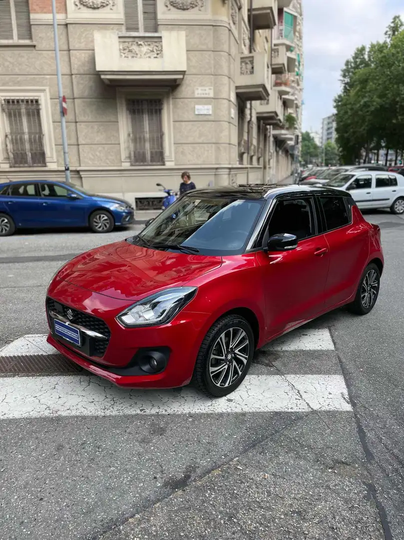 Suzuki Swift 1.2 Hybrid Top BICOLOR  AUTOMATICA!!! Rosso - 1