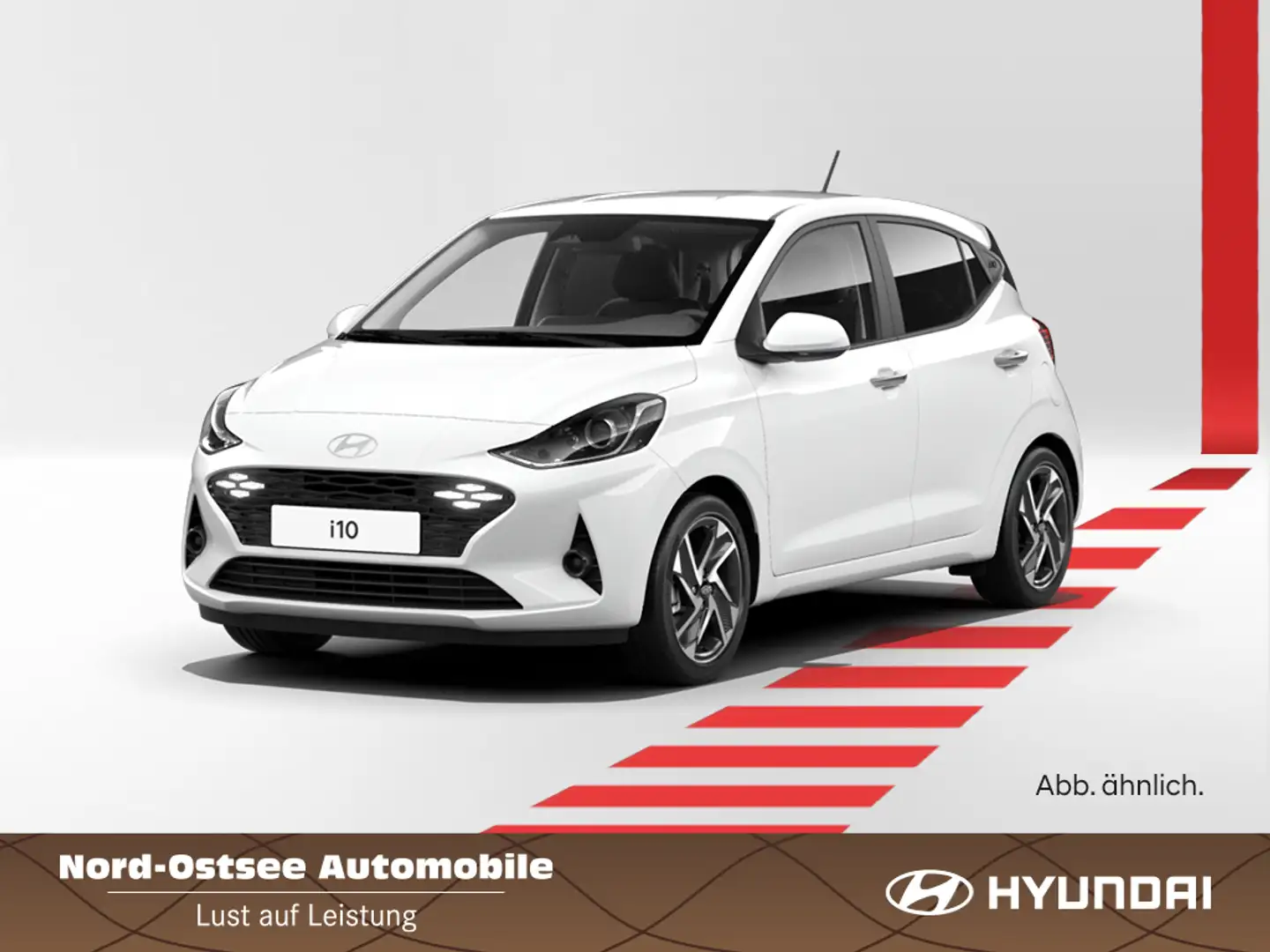 Hyundai i10 Prime Smart Key CarPlay Navi Kamera SHZ LHZ Blanc - 1