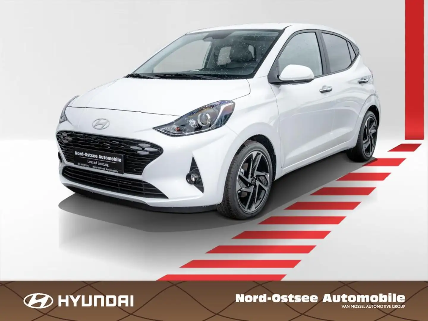 Hyundai i10 Prime Smart Key CarPlay Navi Kamera SHZ LHZ Blanc - 1