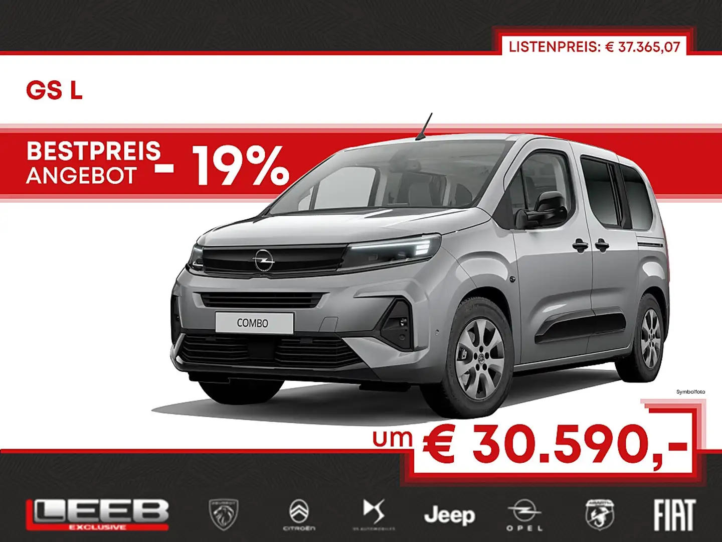 Opel Combo 1.5 Diesel L GS Aut. inkl. Winterpaket, Connect... Grau - 1
