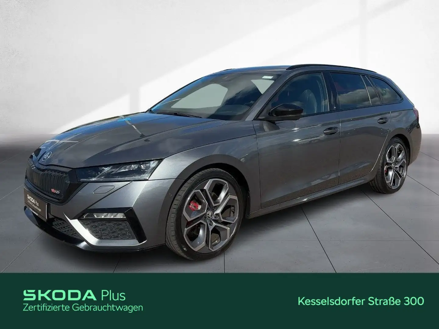 Skoda Octavia Combi RS 2.0 TDI DSG HUD Kamera LED Navi Gris - 1