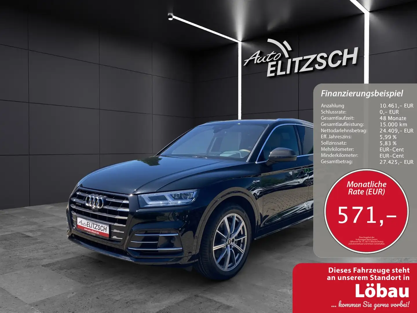 Audi Q5 55 TFSI e quattro sport MATRIX HEAD UP PANO RFK Schwarz - 1