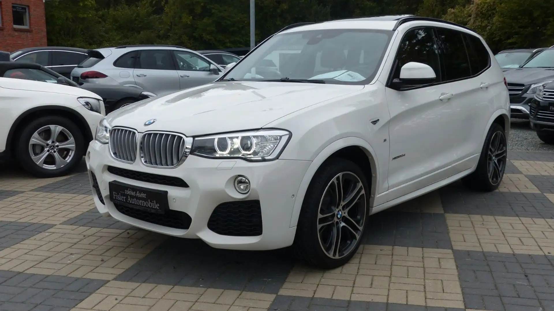 BMW X3 xDrive30d M Sport Pano AHK HeadUp Leder Bílá - 1