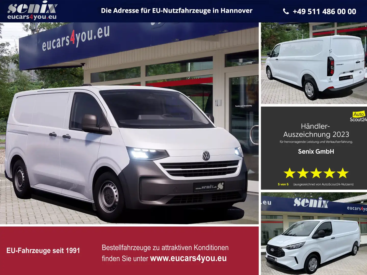 Volkswagen T7 Kastenwagen KR 2.0 TDi 6G FWD ECO+Prämien bis auf Widerruf Wit - 2