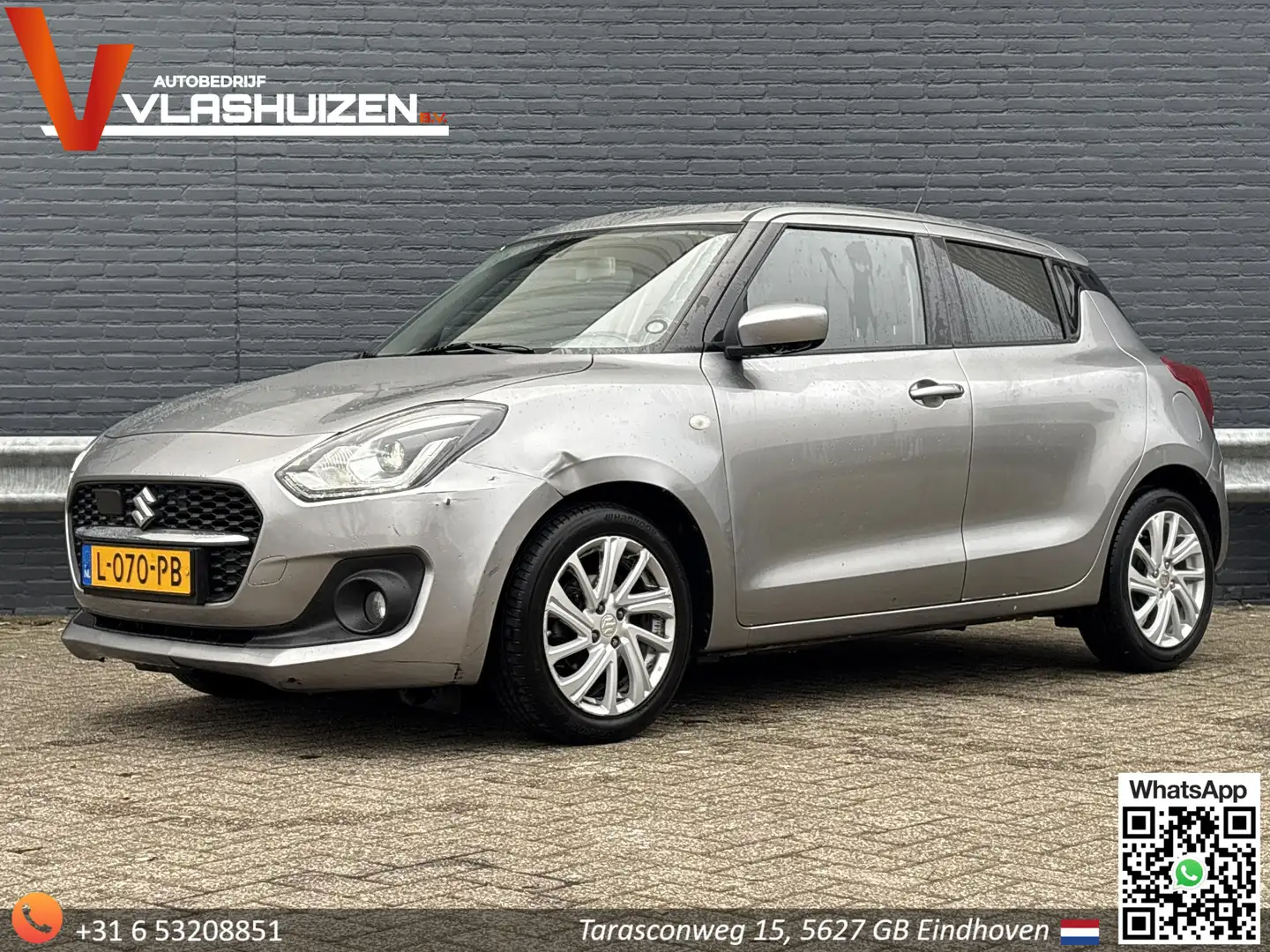 Suzuki Swift 1.2 Select Smart Hybrid Aut. | € 7.400,- NETTO! | Gris - 1
