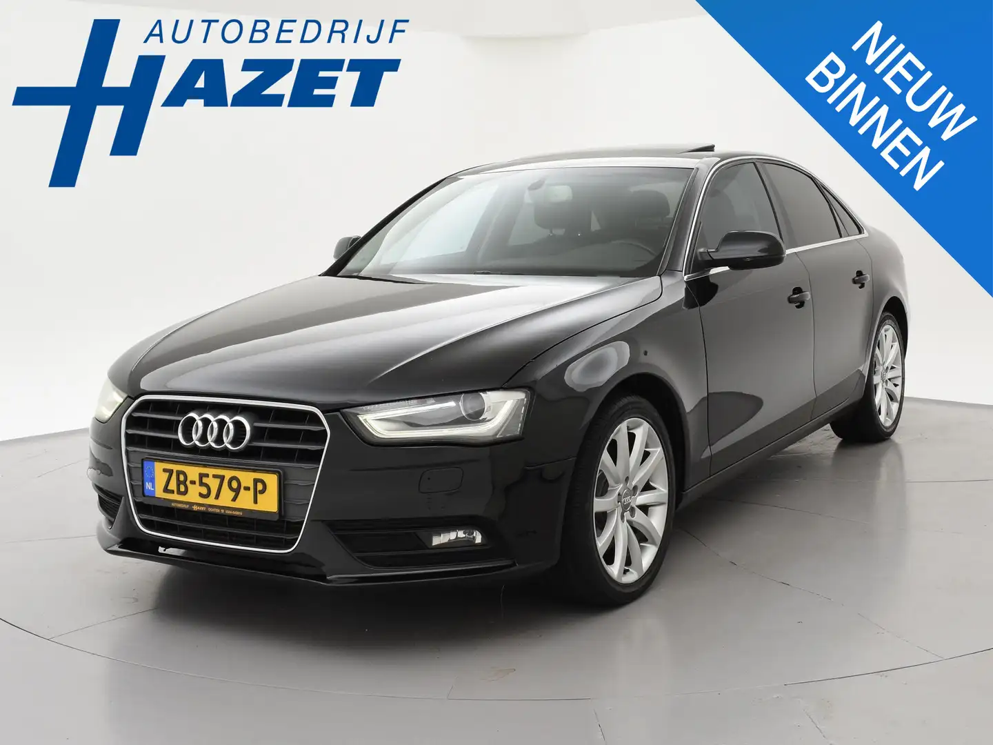 Audi A4 Limousine 2.0 TFSI 211 PK QUATTRO SEDAN + SCHUIFDA Black - 1