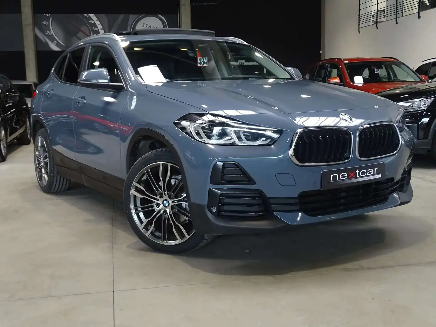 BMW X2 16d SDrive Individual *T PANO-FULL LED-CUIR-NAVI* Gris - 2