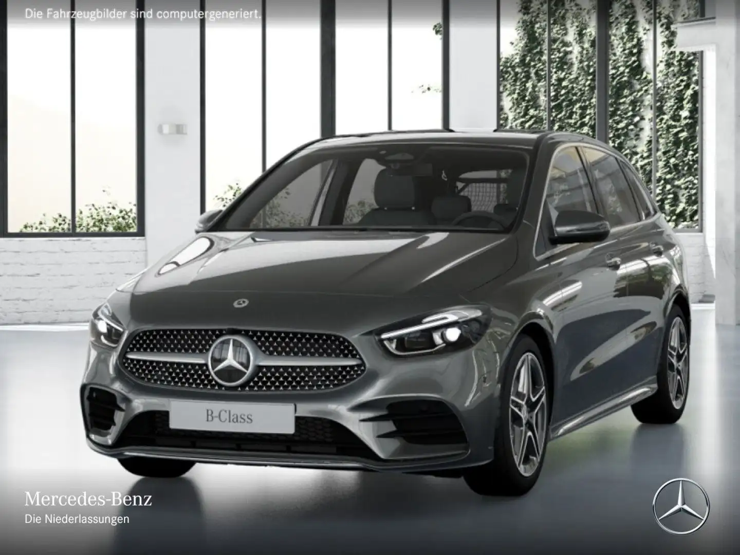 Mercedes-Benz B 220 d AMG+PANO+360°+AHK+MULTIBEAM+HUD+TOTW+8G Grau - 2