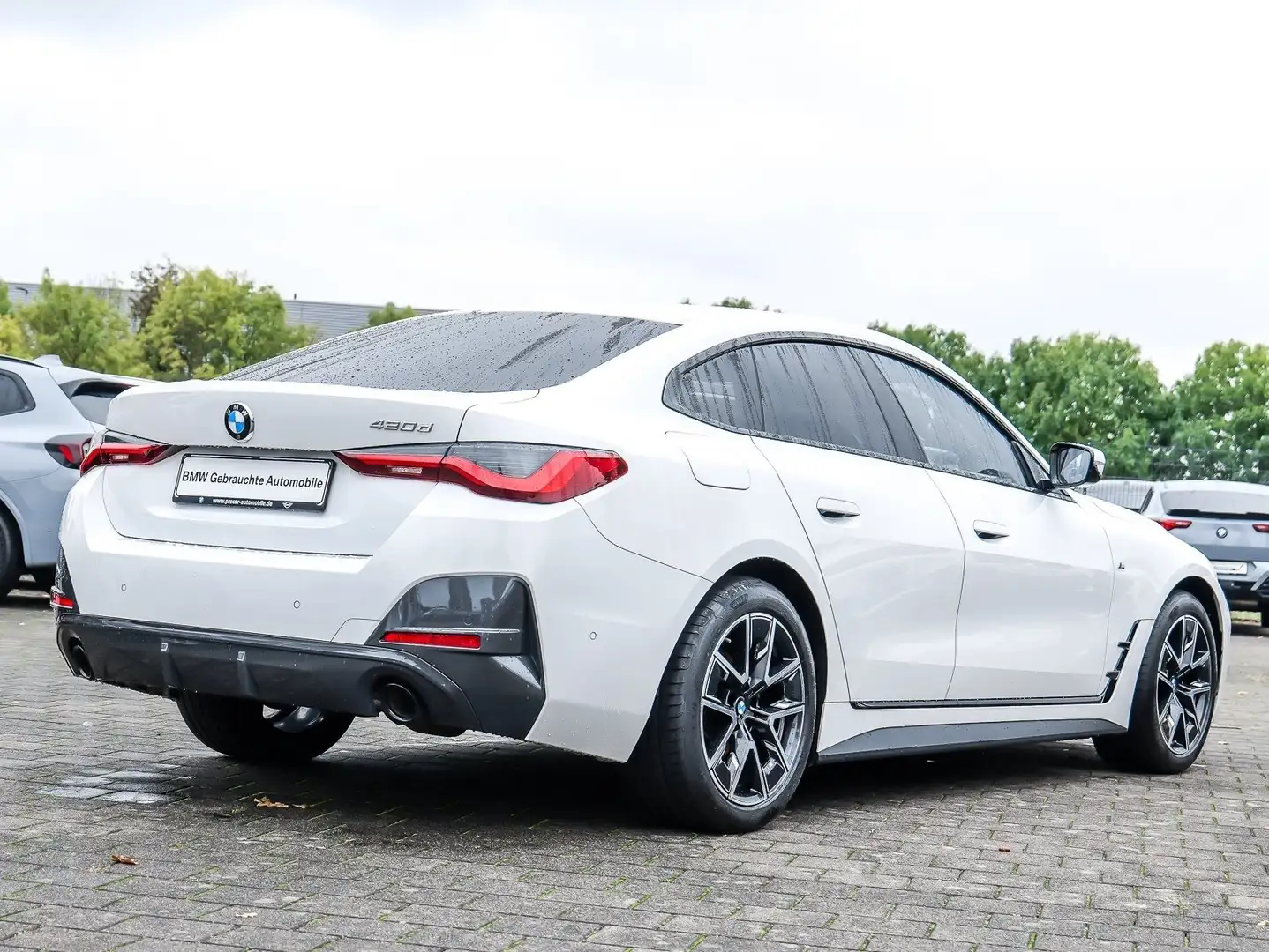 BMW 420 d Gran Coupé M Sport RFK NAVI LED PDC V+H LM Weiß - 2