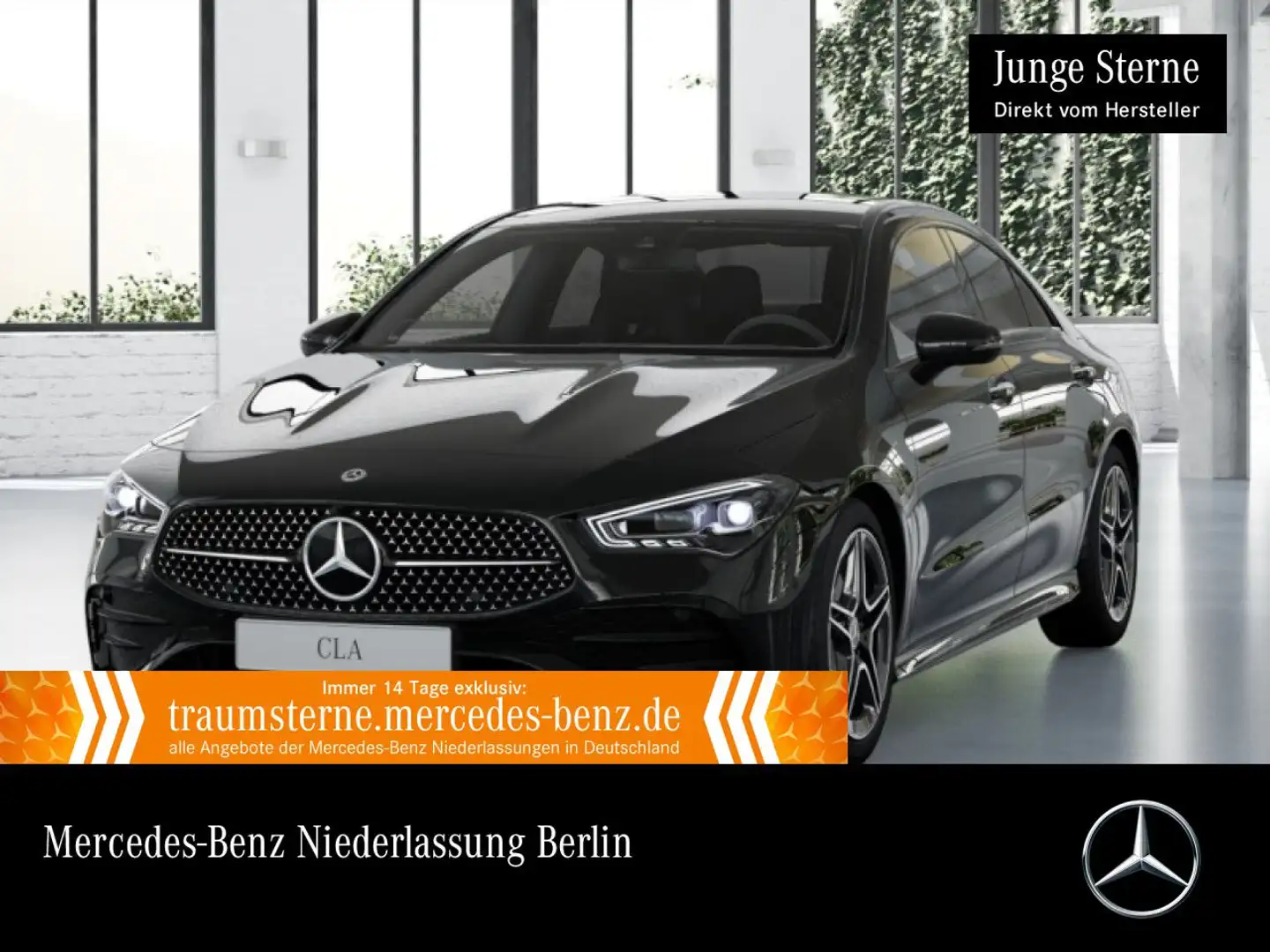 Mercedes-Benz CLA 200 AMG+NIGHT+AHK+MULTIBEAM+BURMESTER+KAMERA Schwarz - 1
