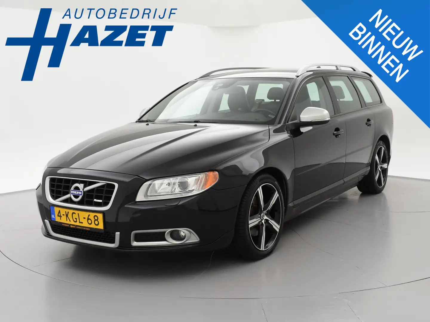 Volvo V70 1.6 T4 180 PK AUT. R-DESIGN ORIG. NL + LEDER | TRE Noir - 1